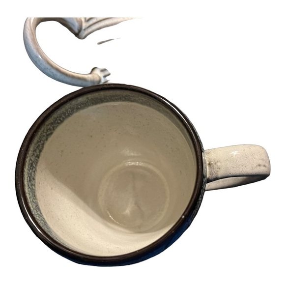 Elite by Gibson ribbed and glazed tapered stoneware mugs. - Picture 6 of 9